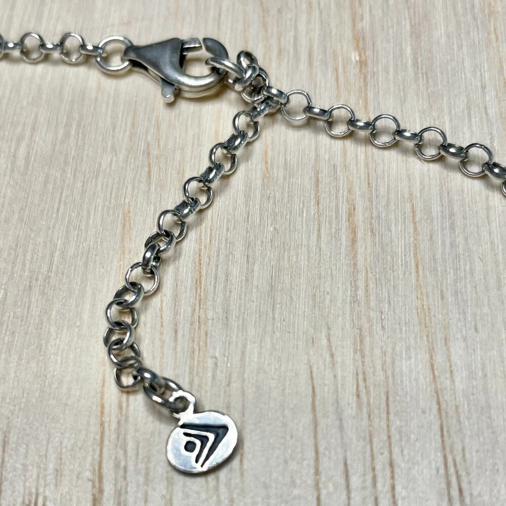 Silpada Sterling Silver and Mother of Pearl Charm Necklace N1830 - Picture 2 of 4